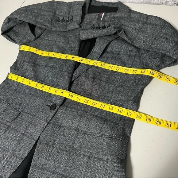 dolce & Gabbana Luxury Plaid Windowpance Check Wool / Silk Blazer Women - Picture 12 of 16